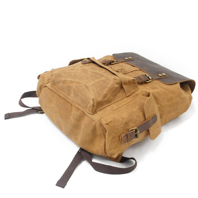 Waxed Canvas Backpack | COPENHAGEN